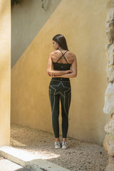 HUNTER GREEN STARLIT LEGGING