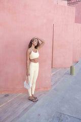 CHECKERED YELLOW LEGGING