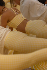 CHECKERED YELLOW TOP