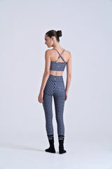 CHECKERED NAVY LEGGING